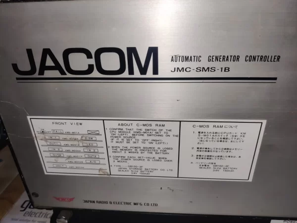 JACOM AUTOMATIC GENERATOR CONTROLLER