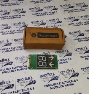 Thyssenkrupp Elevator 0094op010309680 Pcb 7-Segment
