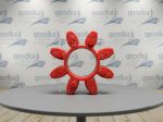 Ktr Rotex 28 Red Polyurethane Jaw Coupling